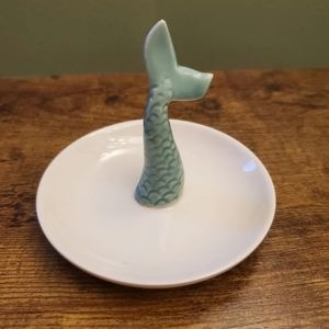 Mermaid Tail Jewelry Ring Trinket Tray